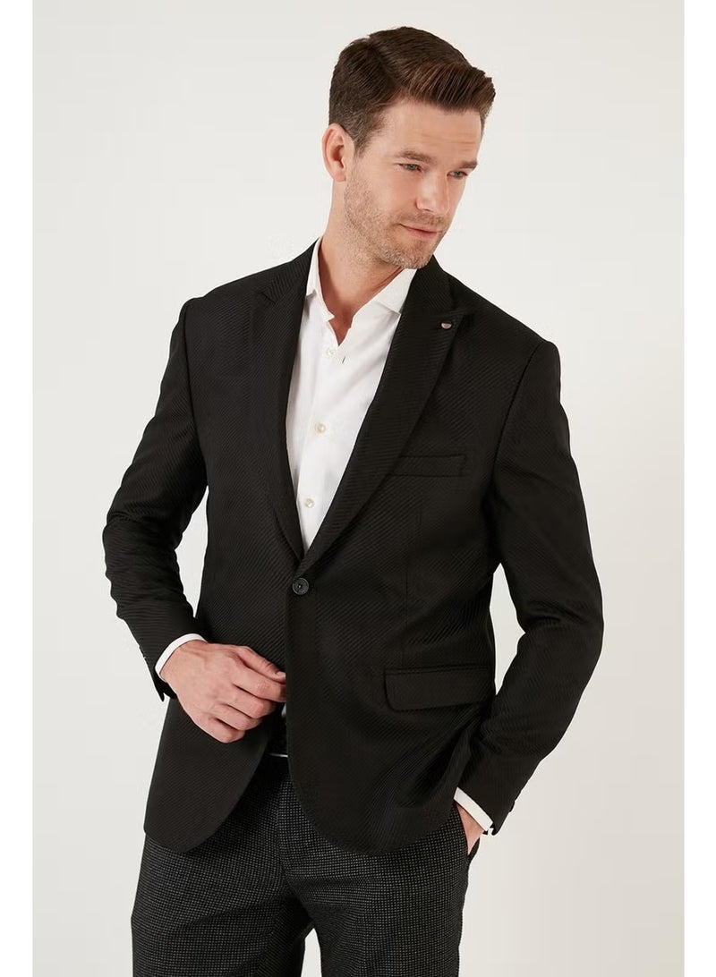 Buratti 6 Drop Double Slit Slim Fit Blazer Men's Jacket 659001 - Image 2